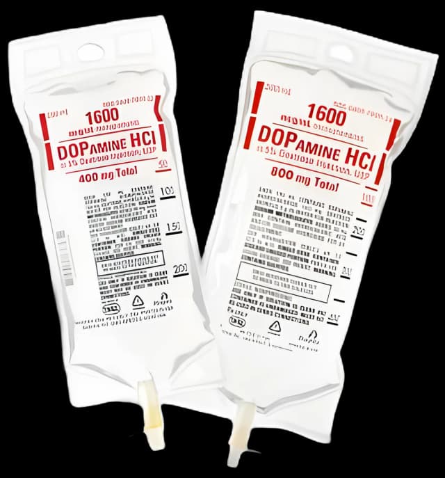 Dopamine HCl / Dextrose 5% 1600 mcg / mL Solution Flexible Bag 500 mL