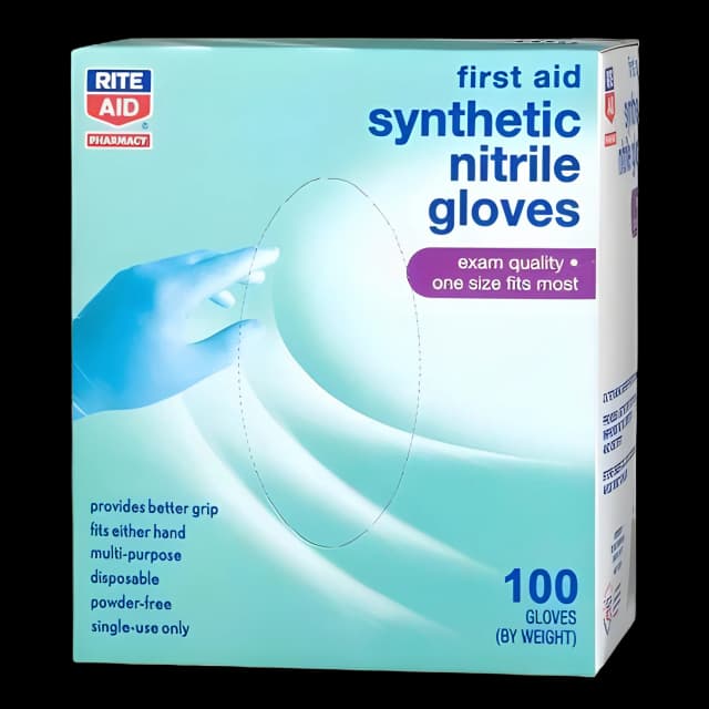 Rite Aid® Medium Nitrile Exam Gloves - Latex-Free