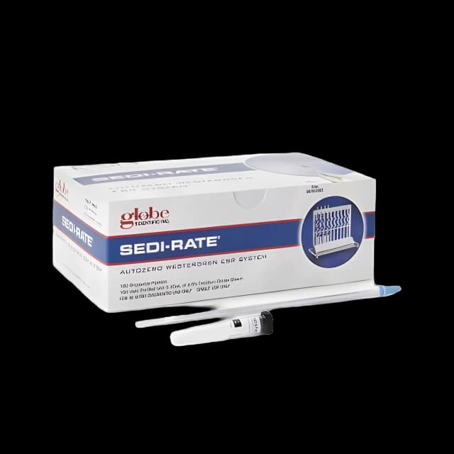 Hematology Test Kit Sedi-Rate™ Erythrocyte Sedimentation Rate (ESR) 100 Tests CLIA Waived