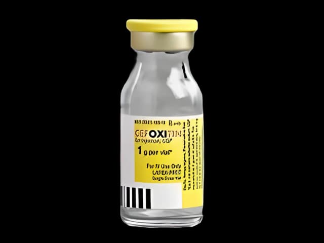 Cefoxitin Sodium 1 Gram Injection Single-Dose Vial 17 mL