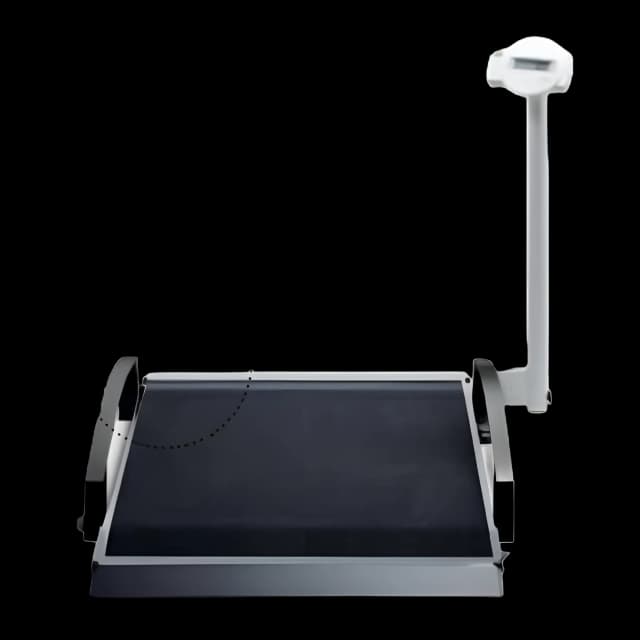 Wheelchair Scale Seca LCD Display 360 kg Black AC Power / Battery Operated