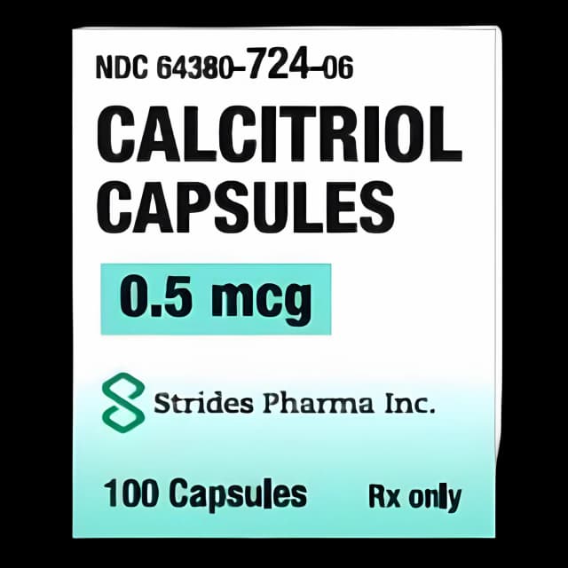 Vitamin D Calcitriol 0.5 mcg Capsules - Strides Pharma