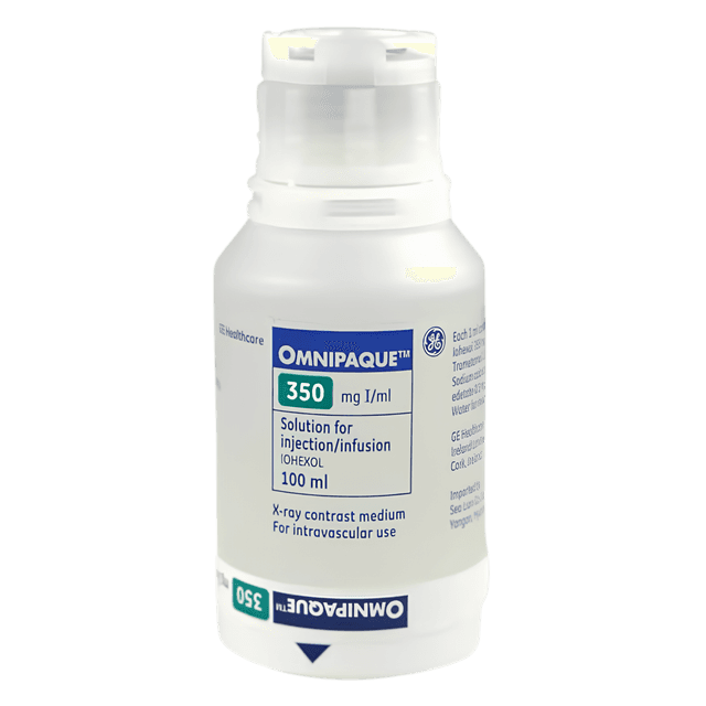 Y-542 Omnipaque®️ 350 Iohexol 350 mg / mL Injection Bottle 100 mL