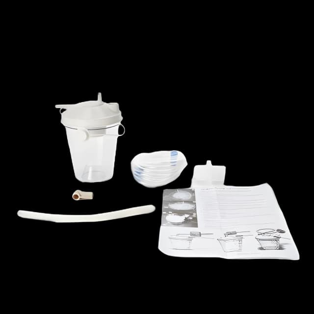 Suction Canister Kit 800 mL Float Valve Shut-Off Lid - AG18600-KIT2