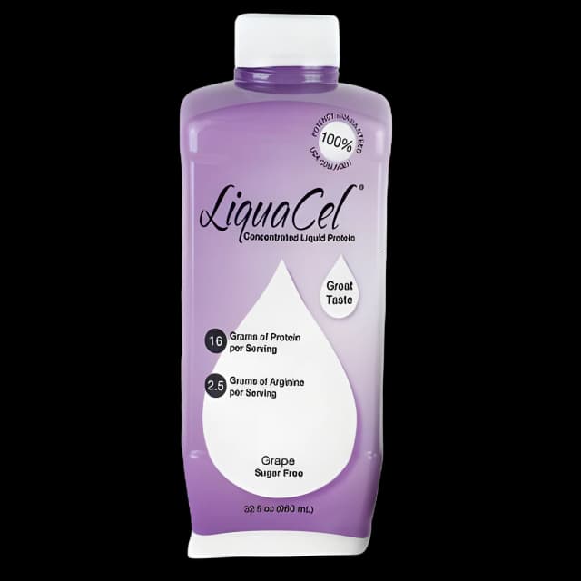 Oral Supplement LiquaCel® Grape Flavor Liquid 32 oz. Bottle