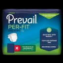 Unisex Adult Incontinence Brief Prevail® Per-Fit® Medium Disposable Heavy Absorbency
