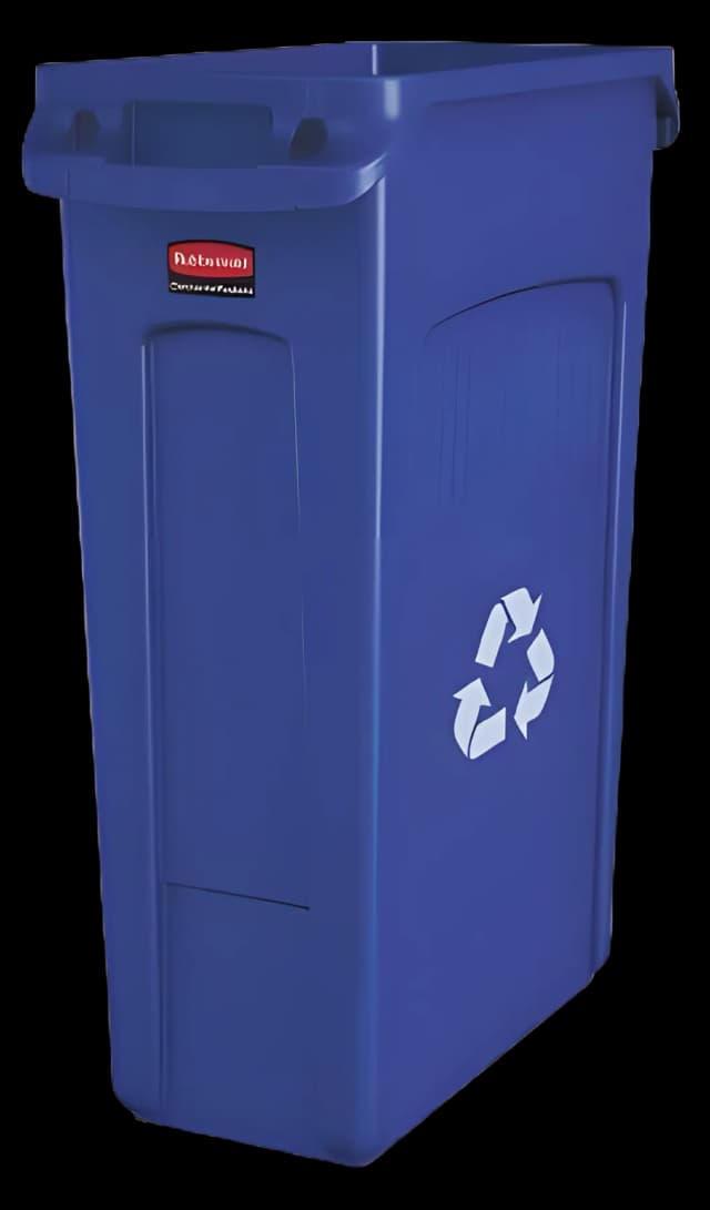 Rubbermaid Slim Jim 23 Gal Recycling Bin for Healthcare