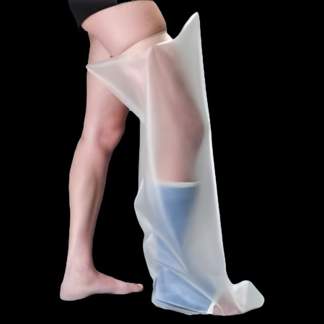 Leg Cast and Bandage Protector AquaShield® Full Regular Polyurethane 18-1/2 to 27-1/2 Inch Leg Circumference Above Cast