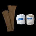 2 Layer Compression Bandage System CoFlex® TLC XL with Indicators 4 Inch X 5-2/5 Yard / 4 Inch X 7 Yard Self-Adherent / Pull On Closure Tan NonSterile 35 to 40 mmHg
