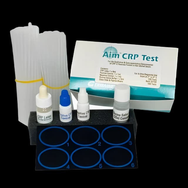 Inflammatory Test Kit Aim™ C-Reactive Protein (CRP) 100 Tests CLIA Non-Waived