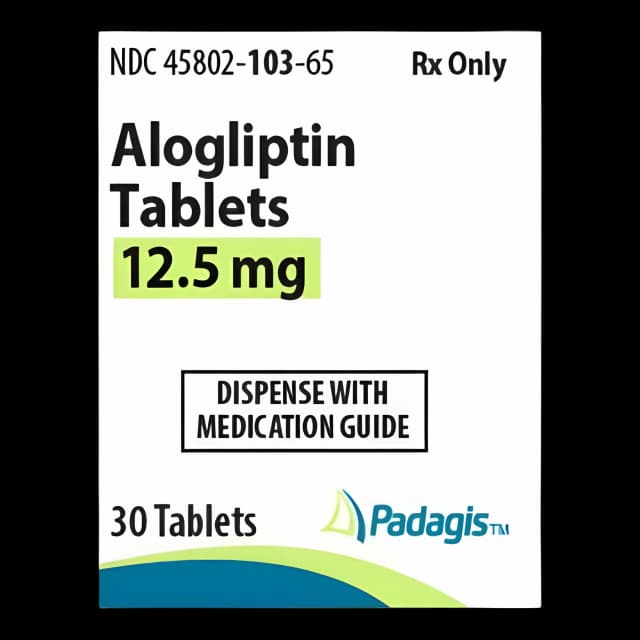 Alogliptin Benzoate 12.5mg - Diabetes Treatment | 30 Tablets