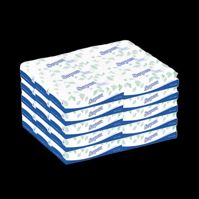 Facial Tissue for Business, 2-Ply, White, Flat Box, 100 Sheets/Box, 30 Boxes/Carton