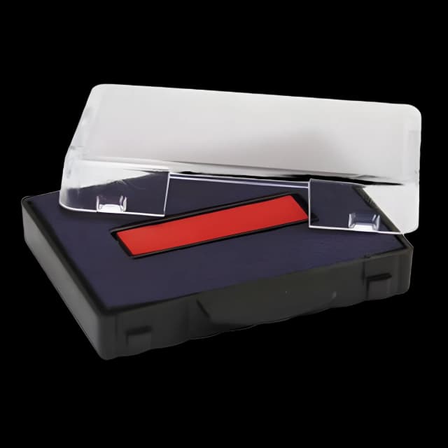 T5440 Professional Replacement Ink Pad for Trodat Custom Self-Inking Stamps, 1.13" x 2", Blue/Red