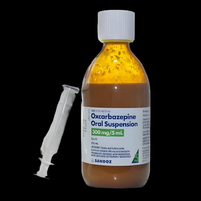 Oxcarbazepine 300 mg / 5 mL Suspension Bottle 250 mL - 00781627043