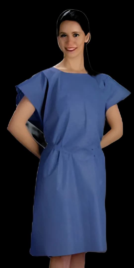 Patient Exam Gown One Size Fits Most Mauve Disposable - 70243N