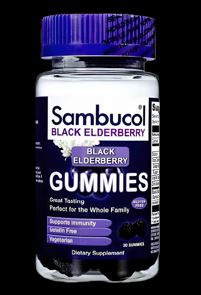 Sambucol Black Elderberry Gummies - Immune Boost