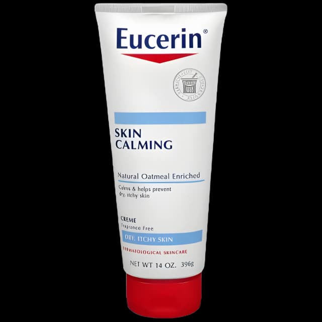 Hand and Body Moisturizer Eucerin® Skin Calming 14 oz. Tube Unscented Cream