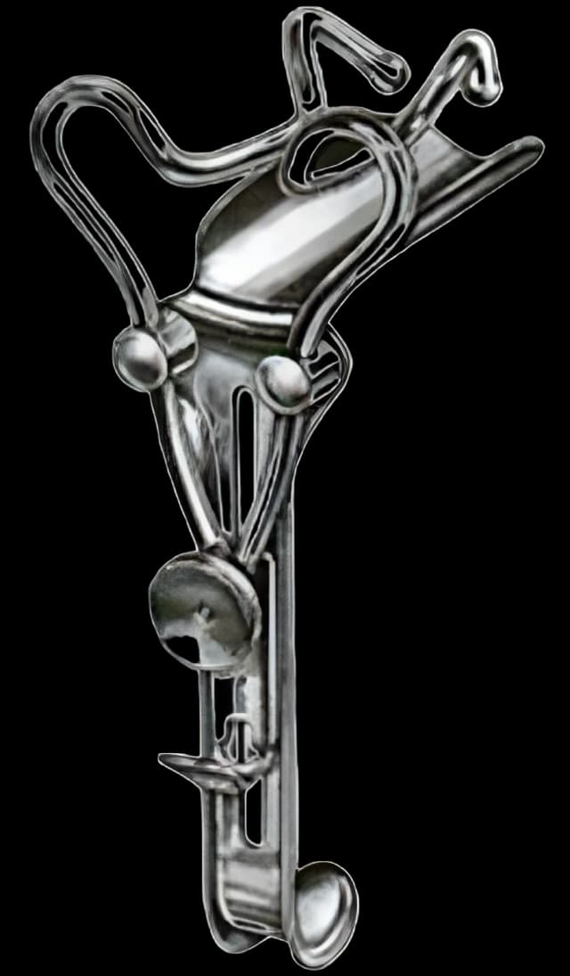 Vaginal Speculum Miltex® Gutmann NonSterile Surgical Grade German Stainless Steel Medium Examinating Type / Self Retaining Reusable Without Light Source Capability