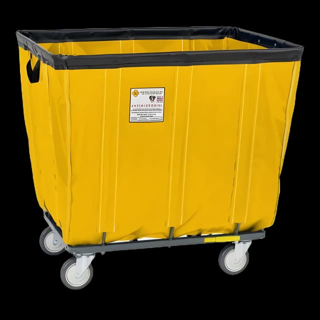 Basket Truck with Antimicrobial Liner 350 lbs. Steel 4 Inch Non-marking Casters