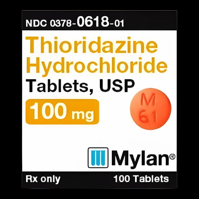 Thioridazine 100mg Tablets by Mylan - Schizophrenia Treatment