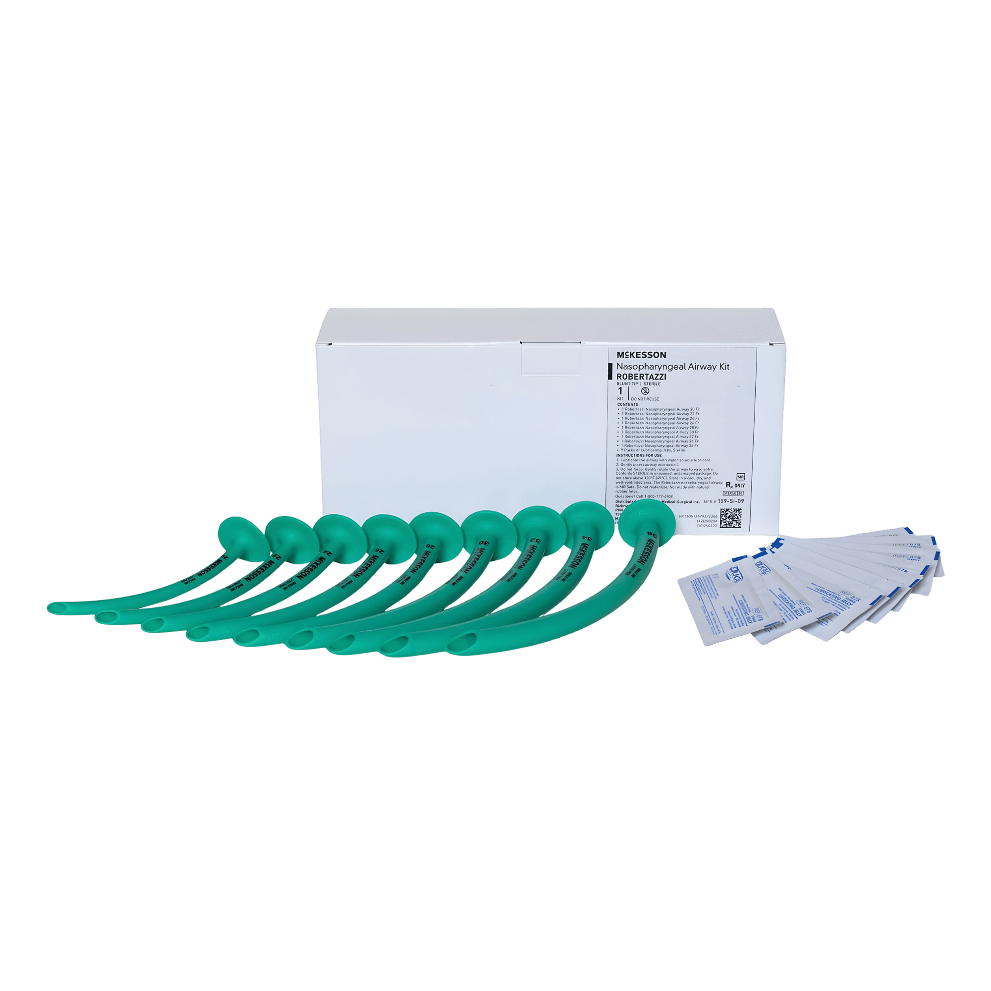 Nasopharyngeal Airway 26 Fr. Trumpet Style (Robertazzi) Silicone, 10/BX