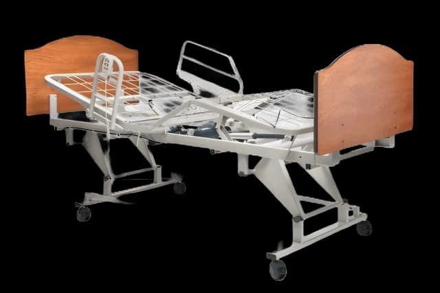 Electric Bed The Liberty Bed™ Extended Care High-Low 76 to 80 Inch Length Grid Deck 3 Function 9-9/10 to 24-2/5 Inch Height Range - LBTL7174 - 1