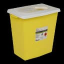 Chemotherapy Waste Container SharpSafety™ Yellow Base 26 H X 12-3/4 D X 18-1/4 W Inch Vertical Entry 18 Gallon - 8939