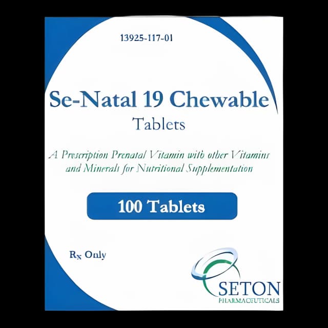 Se-Natal 19 Prenatal Vitamins - Iron & Folic Acid Chewables