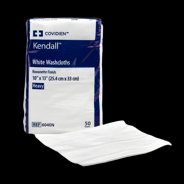 Washcloth Excilon™ 10 X 13 Inch White Disposable