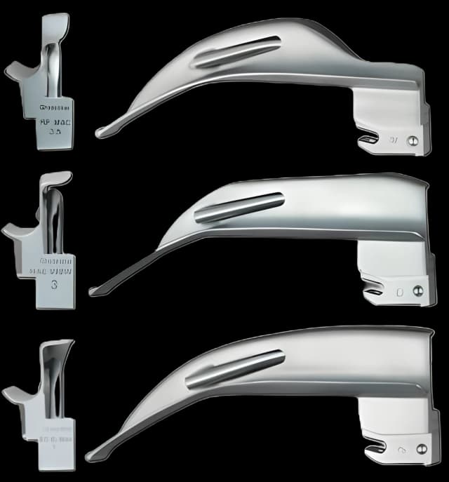 Laryngoscope Blade GreenLine® Macintosh American Type Size 3 Medium Adult