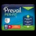 Unisex Adult Absorbent Underwear Prevail® Per-Fit® Pull On with Tear Away Seams Medium Disposable Heavy Absorbency