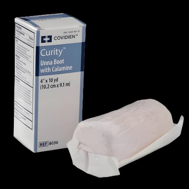 Unna Boot Curity™ Zinc Oxide / Calamine 4 Inch X 10 Yard