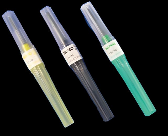 Jelco® Blood Collection Needle 22 Gauge 1 Inch Needle Length Conventional Needle Without Tubing Sterile