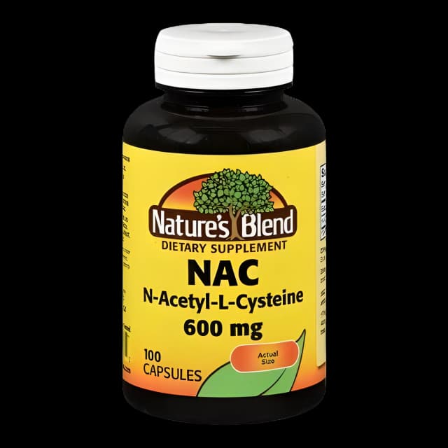 Nature's Blend Acetylcysteine 600mg Capsules - 100 Count