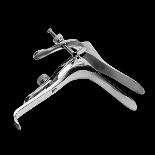 Vaginal Speculum Bioseal® Graves Sterile Surgical Grade Stainless Steel Small Disposable Without Light Source Capability