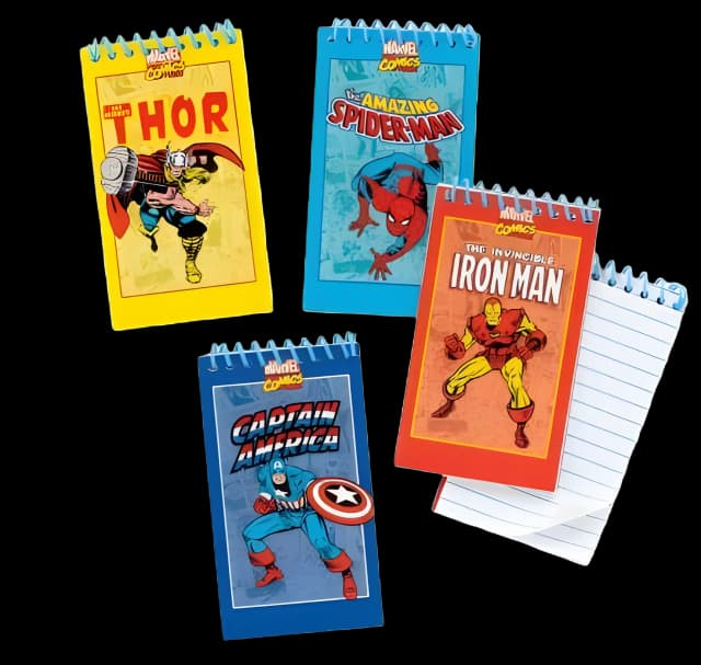 SmileMakers® 72 per Pack Avengers Comic Notepads Notepad 2-1/4 X 4 Inch