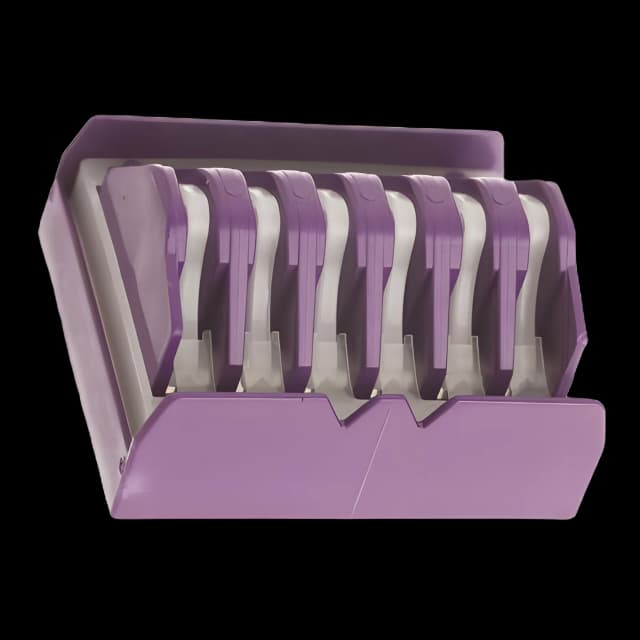 Locking Style Ligating Clip Hem-o-lok® Polymer Large Purple Clip 6 Clips