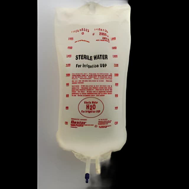 Irrigation Solution Sterile Water for Irrigation Not for Injection Flexible Bag 1,000 mL - 2B7114X