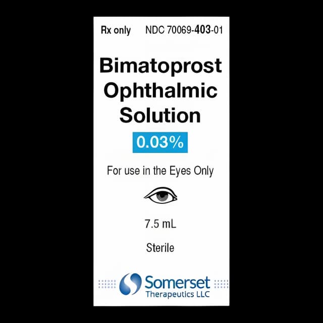 Bimatoprost 0.03% Eye Drops 7.5 mL - Somerset Therapeutics