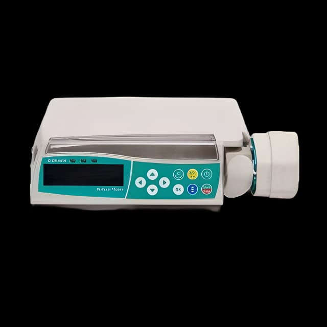 Syringe Infusion Pump Perfusor® Space Ni-MH, Lithium Ion Battery NonWireless 3 to 60 mL Syringe 0.01 to 99.99 mL/h in stages from 0.01 mL/h100.0 – 999.9 mL/h in stages from 0.1 mL/h - 638-002
