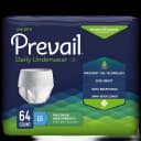 Unisex Adult Absorbent Underwear Prevail® Pull On with Tear Away Seams Large Disposable Heavy Absorbency