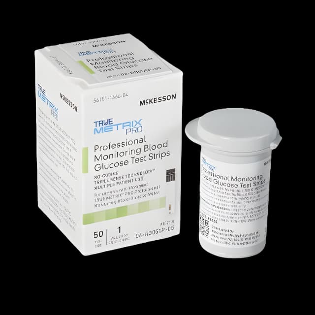 Blood Glucose Test Strips McKesson TRUE METRIX® PRO 50 Strips per Pack