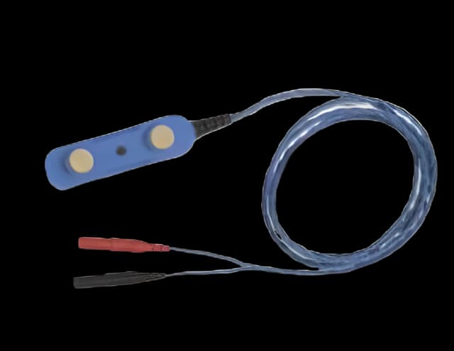 EMG Bar Electrode with Leadwire Natus® 9 mm Diameter X 30 mm Spacing X 20 Inch Lead Length Stainless Steel / Gold Plate NonSterile Bipolar Disc Tip Reusable