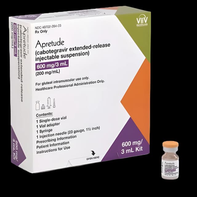 Apretude Cabotegravir 600 mg / mL Injection Single-Dose Kit 3 mL