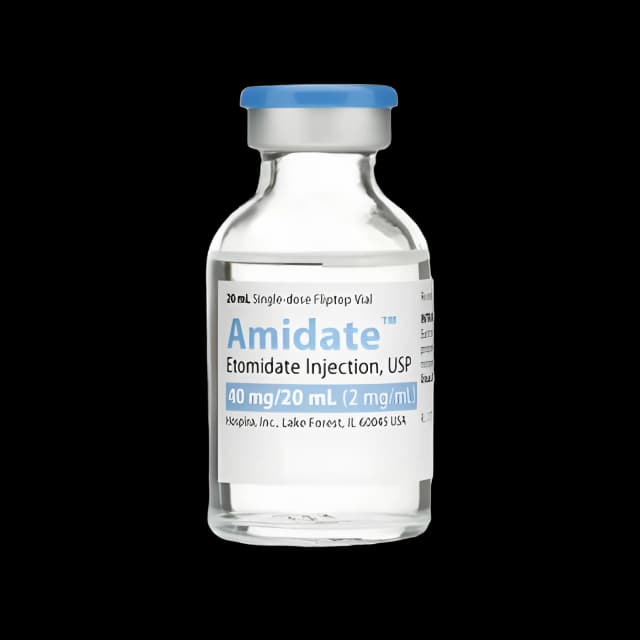 Etomidate 2 mg / mL Injection Single-Dose Vial 10 mL - 1012790