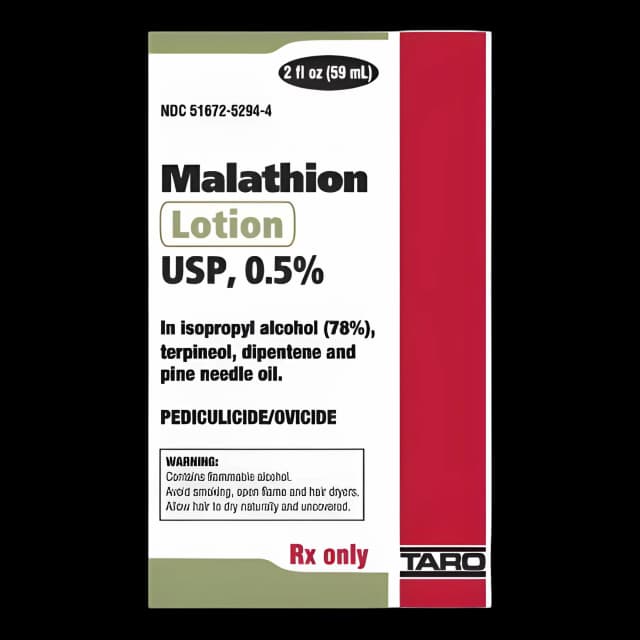Malathion 0.5% Lotion by Taro - Scabies & Lice Treatment