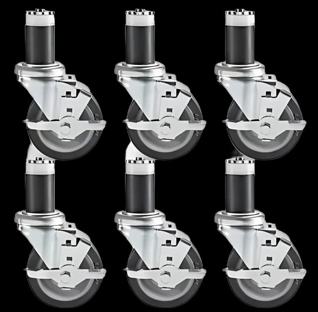Casters Uline For use with Stainless Steel Worktable