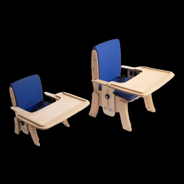 Medium Activity Chair Pango Series 12-1/2 to 16-1/2 Inch Seat Height Plywood Blue