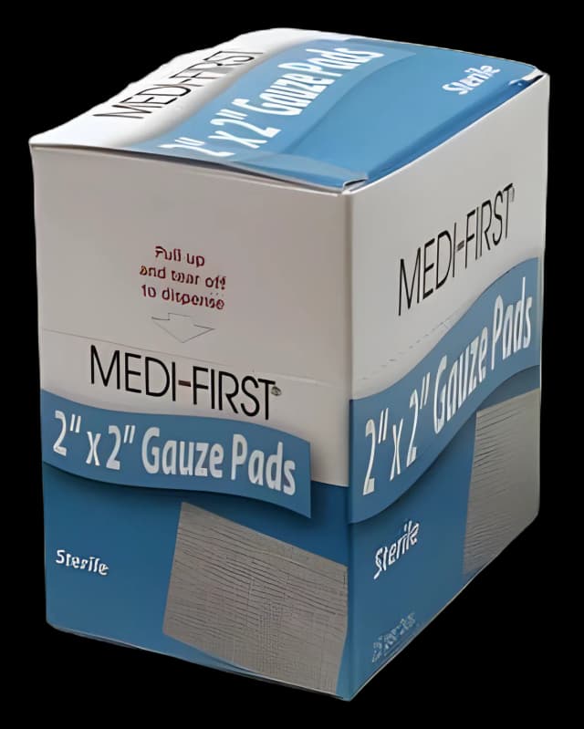 Gauze Sponge Medi-First® 2 X 2 Inch 1 per Pack Sterile Square