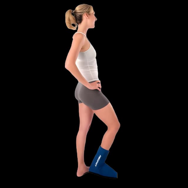 Cold Therapy Wrap AirCast® Cryo/Cuff® Ankle One Size Fits Most Nylon / Vinyl Reusable - 3541A